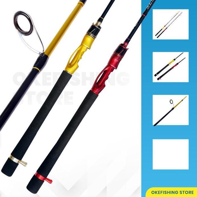 Joran Pancing Next Scorpion King Tournament Spinning Rod Solid Carbon Blank, Drag 1215Kg, Medium To 
