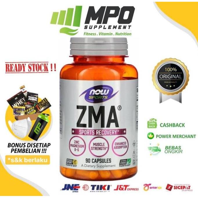 NOW Sports ZMA (90 caps) NOW Foods ZMA NOW ZMA Suplemen Recovery