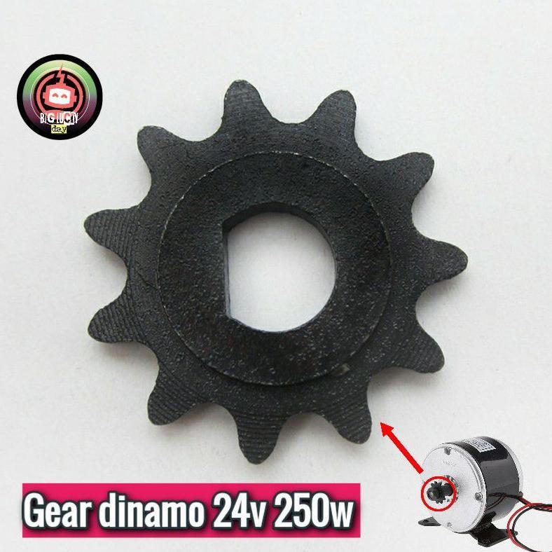 GEAR DINAMO 24V 250W E-SCOOTER MR.JACKIE S898 SKUTER ELEKTRIK MY1025 / MY1016 GIR KECIL SPAREPART