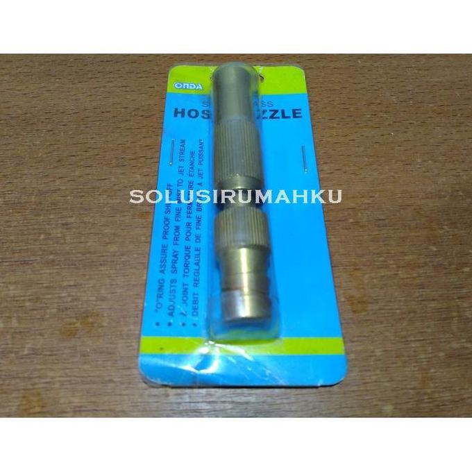 ONDA Semprotan Air Lurus / Nozzle Selang Lurus Kuningan / Semprotan Air Lurus Putar
