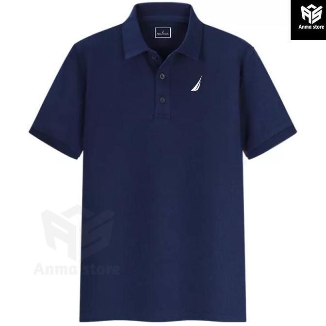 Cadeho Kaos Polo Shirt Kerah Pria Wanita Nautica Competition