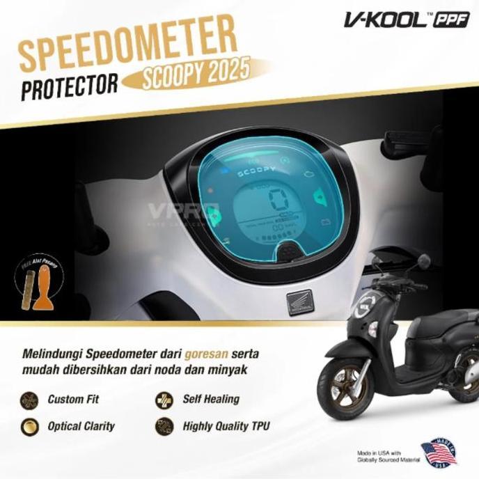 NEW PPF VKOOL Speedometer Honda Scoopy New 2025 | Anti Gores Motor Self Healing TPU Kualitas Tinggi 