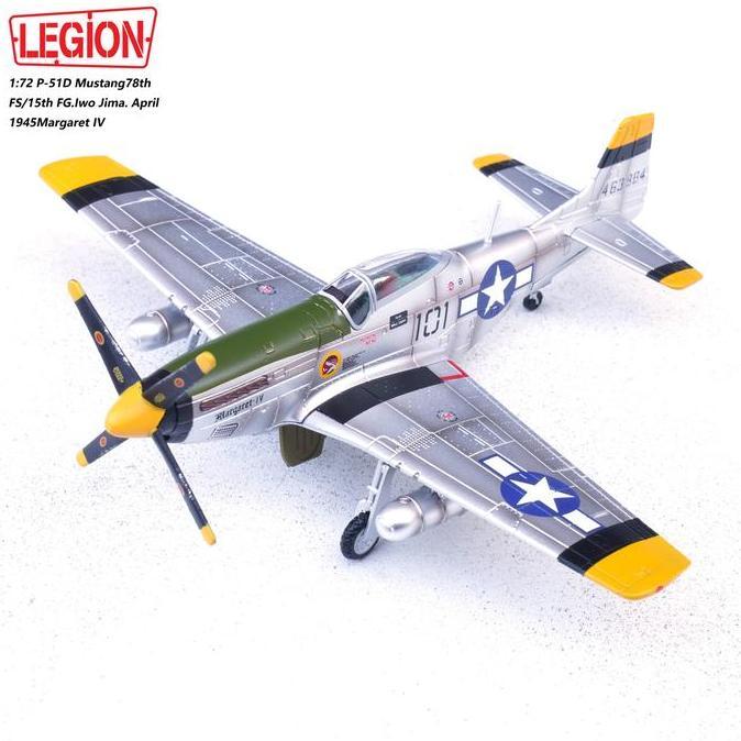 [VIRAL] Diecast Pesawat 1/72 Legion (by Panzerkampf) P-51D Mustang 78th FS/15th FG, Iwo Jima, April 