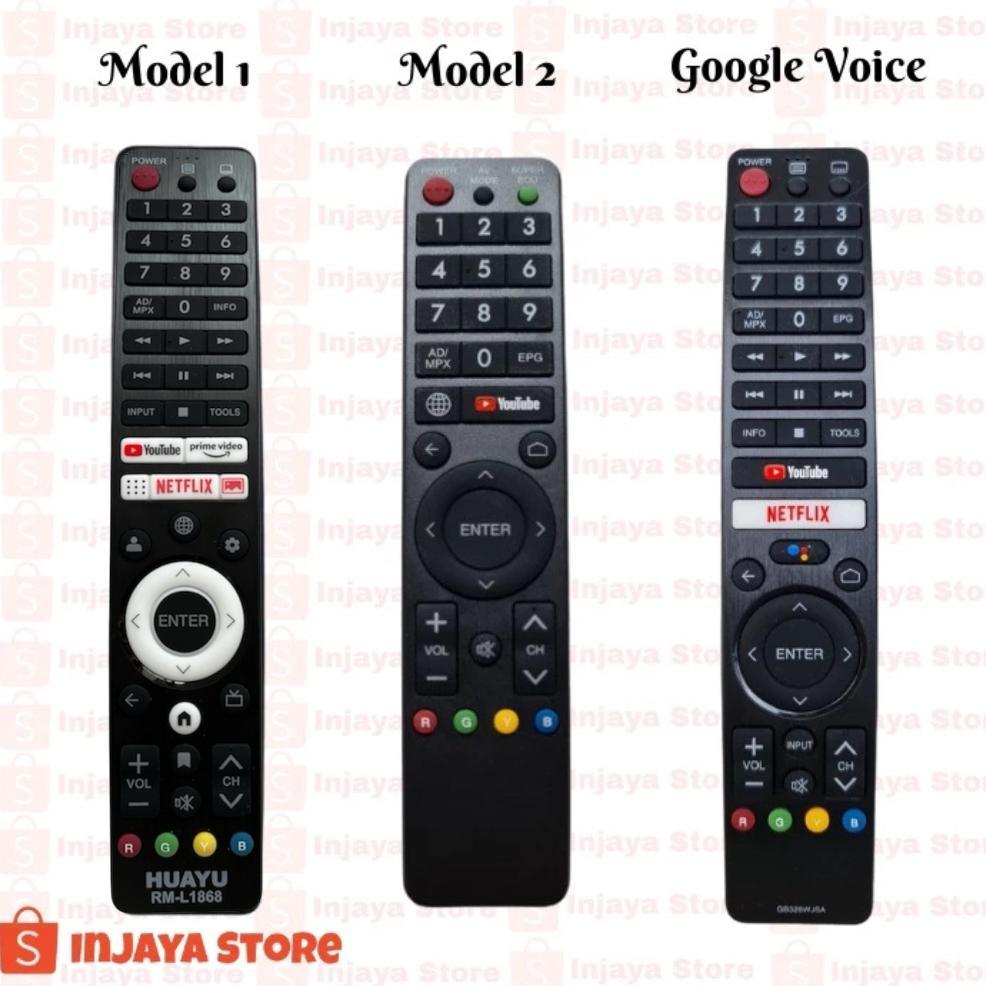 Remote TV Sharp Android TV 4K Dengan Bluetooth