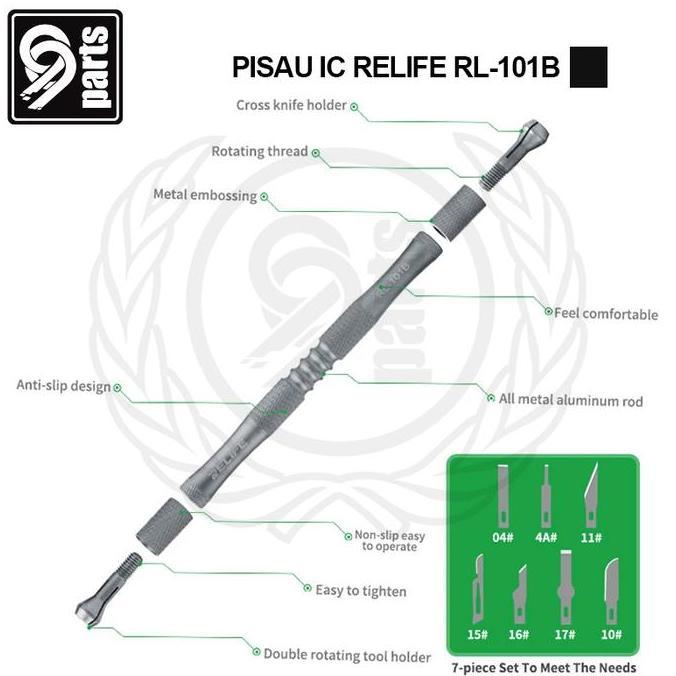 Gardener- Pisau Ic Relife Rl-101B