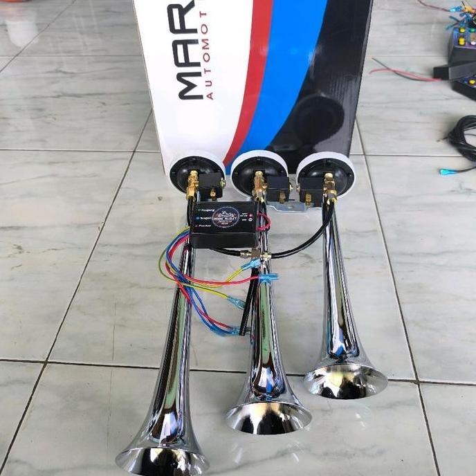 Klakson Telolet 3 Corong Putus Putus ala Marco Italy Diskon