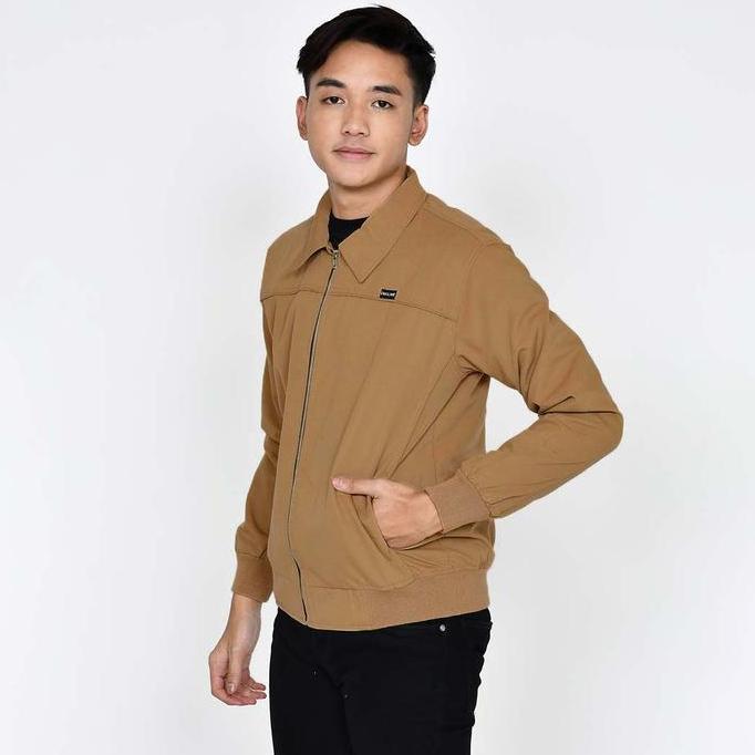 Promooo - Emoline Trucker Jacket Choco Coffee - Jaket Trucker Unisex Coklat Kopi Emoline