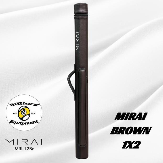 MIRAI 1X2 - BROWN | TAS BILLIARD | CUE CASE BILLIARD MURAH