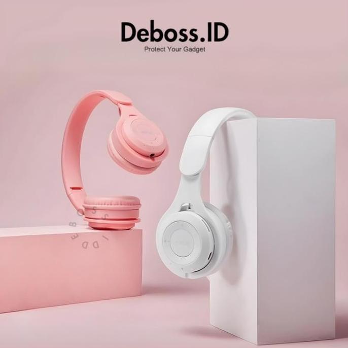 Deboss-Y08 HEADPHONE BLUETOOTH HEADSET WIRELESS MACARON Y08 STEREO HEADPHONE