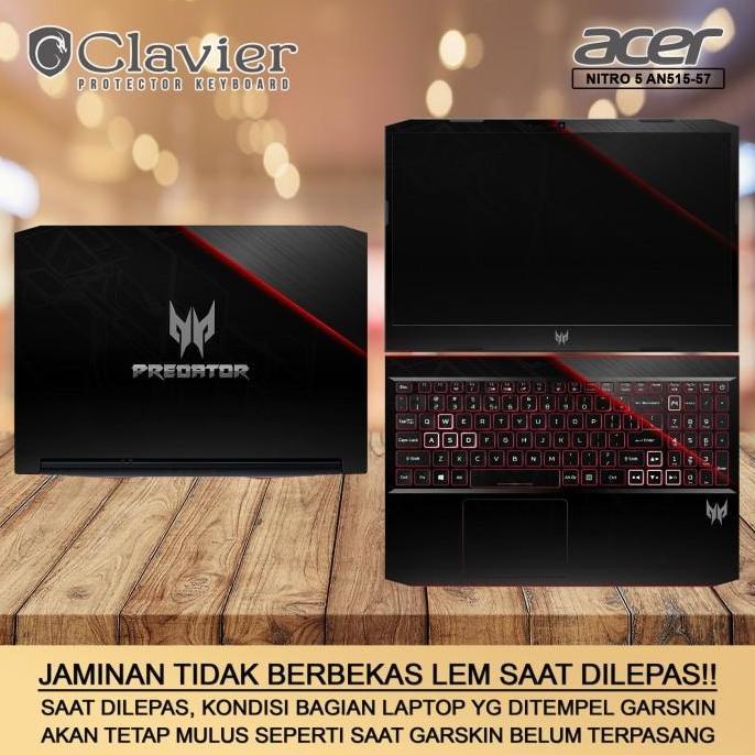 HARGA DISC - Cover Garskin Laptop Kompatibel untuk Acer Nitro 5 AN515-57-55XN 56ER 70NV 71CV Bening