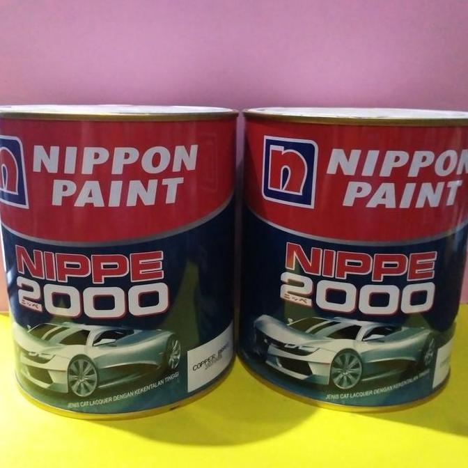 HARGA DISC - cat NIPPE 2000,CAT warna EMAS duco (COPPER BRASS) mebel,pagar ,mobil, kayu , besi warna