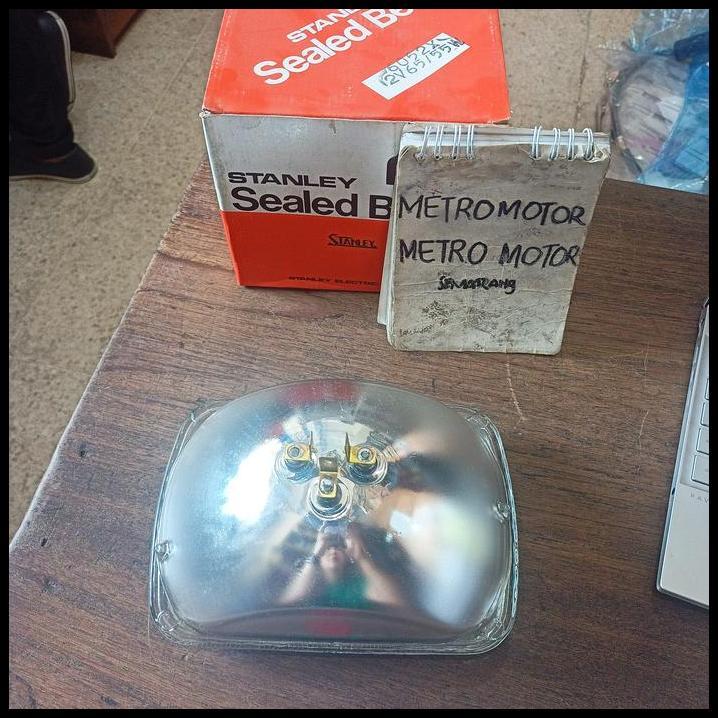 HOT DEAL LAMPU SEALED BEAM 7 INCH 12V 65/55W STANLEY BISA UNTUK L300 DUTRO LAMA 