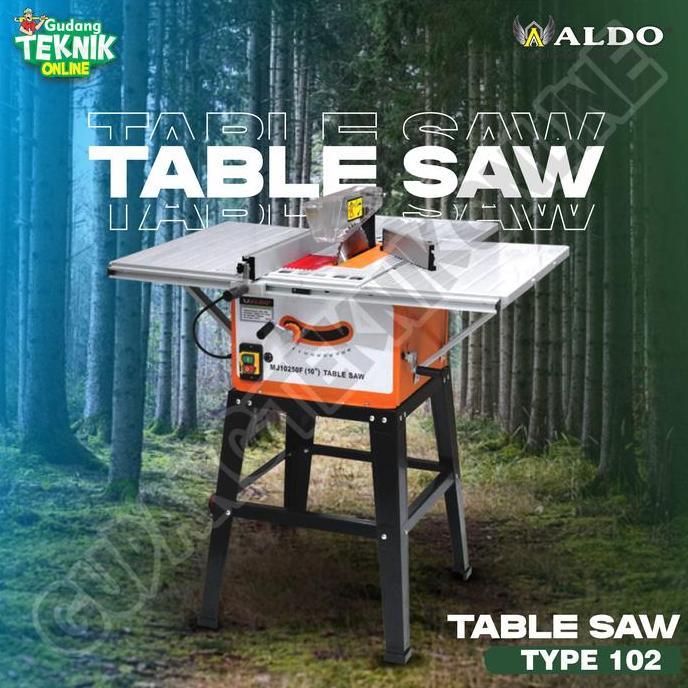 PHRENA Table Saw 10" ALDO 102 / Table Saw 10Inch Meja Aluminium 102 ALDO - Mesin Gergaji Meja Alumin