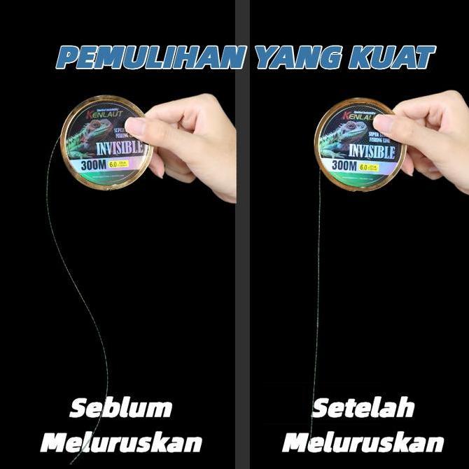 Fishman- Kenlaut 300M Senar Pancing Nilon Speckle Panjang