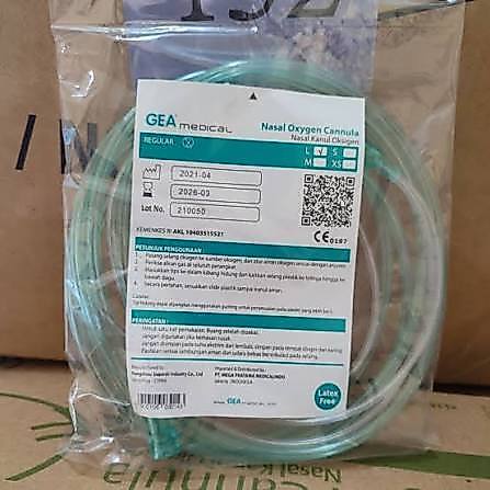 Nasal Oxygen Cannula Dewasa Steril - Selang Oksigen Hidung Adult Soft Original Alat Bantu Oksigen