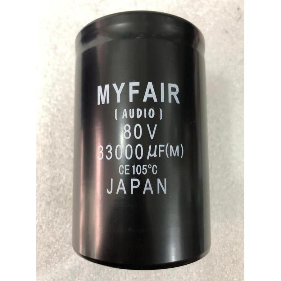Solusoundmart - Elco Capasitor 33000Uf 80V Myfair Terbaru 