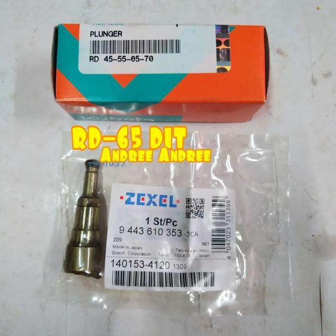 ------] Plunger Assy Isi Bos Pom Kubota RD45 RD55 RD65 RD 45 55 65 - Original