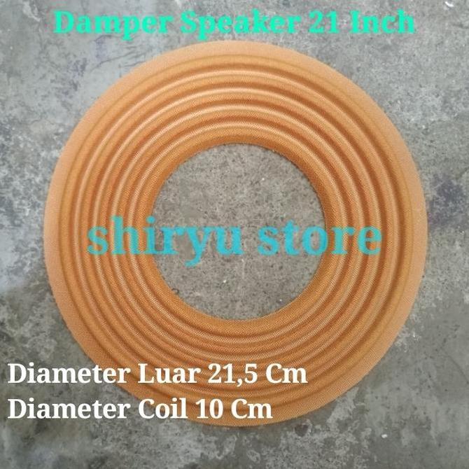 Solusoundmart - Damper Demper Membran Speaker 21 Inch 21.5 Cm 215 Mm Impor Coil 4 Inch Terbaru 