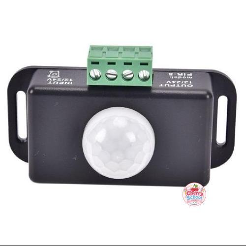 Sensor PIR Motion Detector 12V 24V Saklar Otomatis Sensor Gerak