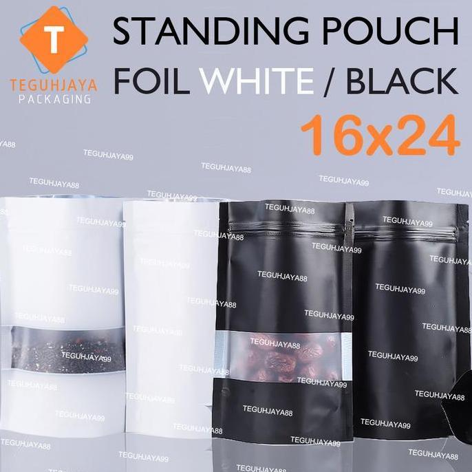 Standing Pouch Putih 16x24 Standing Pouch Window 16x24
