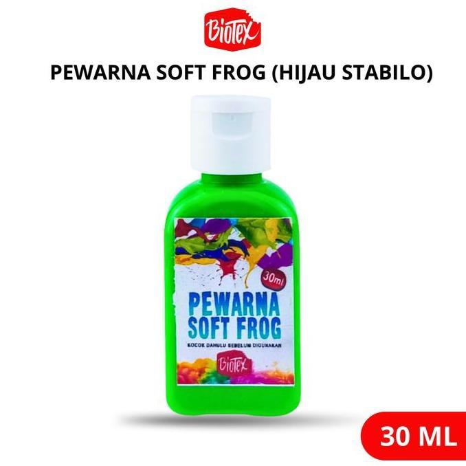 Biotex PEWARNA LATEKS 30 ML HIJAU STABILO - Latex Latek Soft Frog Sofrog
