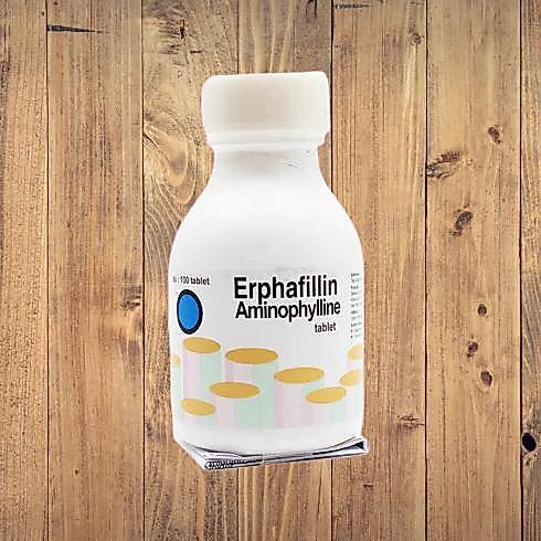 Pilihan Cerdas Erphafillin 200 Mg Per Botol Isi 100 Tablet Aminophylline Tablet Obat Respirasi