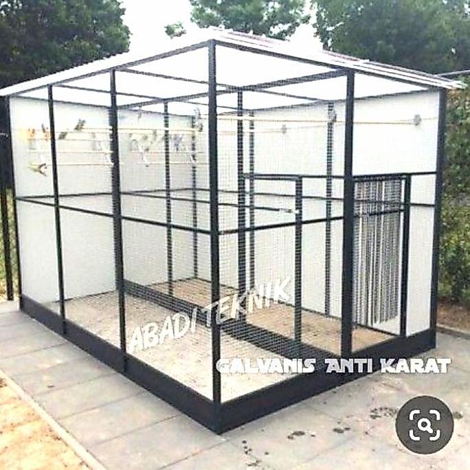 sangkar kandang burung ternak umbaran koloni aviary lovebird murai