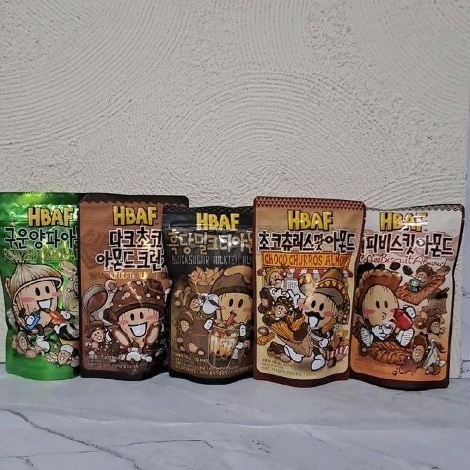 hanya disini] HBAF BLACK SUGAR MILK TEA  ALMOND / HBAF COFFEE BISCUIT ALMOND / HBAF DARK CHOCOLATE /