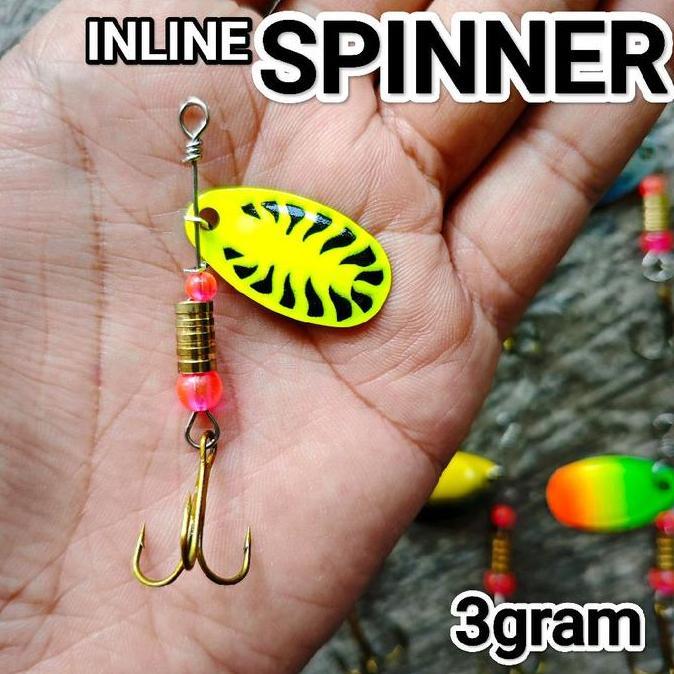 lure INLINE SPINNER umpan casting gabus