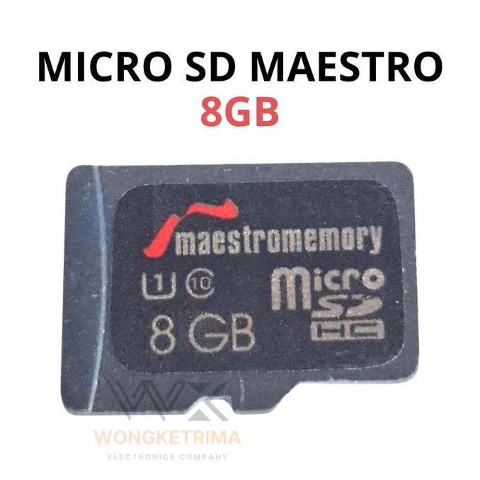 Micro Sd Maestro Memory 8Gb Kartu Memori Hp Kamera Cctv Musik Memory Card Universal