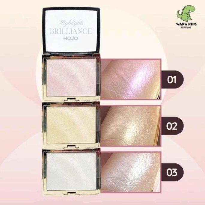 Ququ- (Bpom) Hojo Hhlhter Brilliance Pallete Gliter Hojo Blush On Make Up