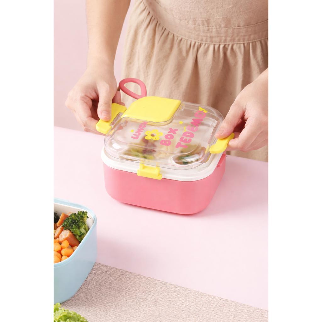 Kotak Makan Anak Tedemei Lunch Box Tedemei Set 6784