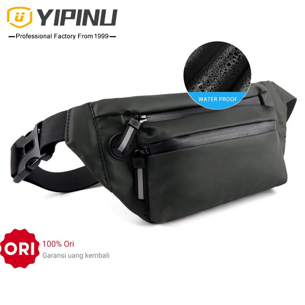 YIPINU YQM-1 Tas Selempang Pria Wanita Waistbag Waterproof WATCHKITE WKOS