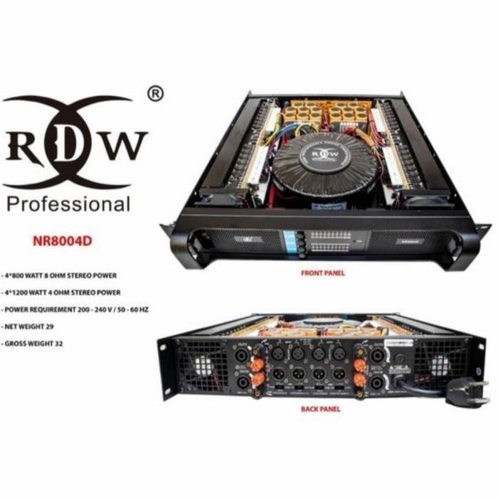 POWER 4 CHANNEL RDW NR-8004D ORIGINAL ORIGINAL DAN TERPERCAYA