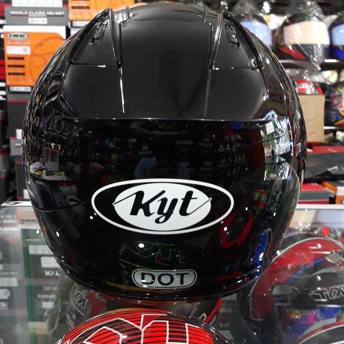 Helmet- Helm Kyt Dj Maru Solid Black Gloss