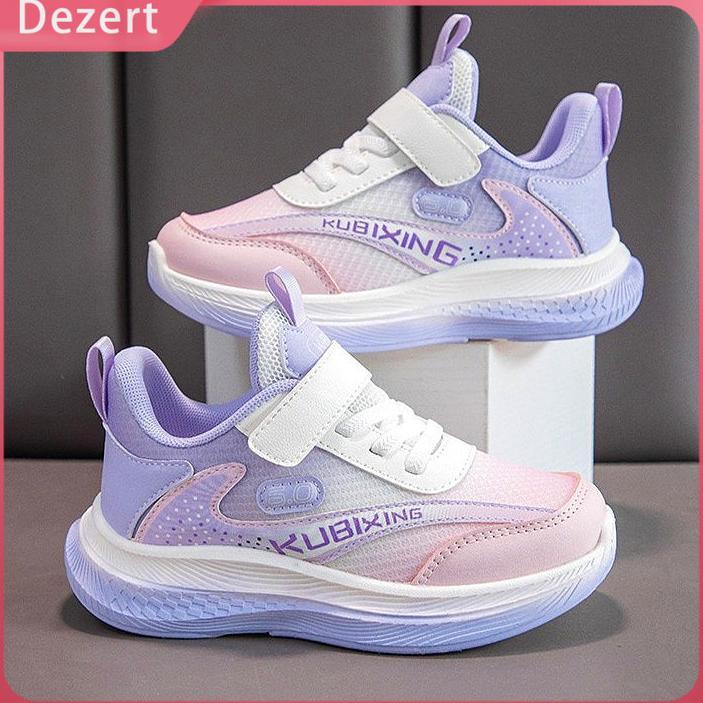 Dezert Sepatu Anak Perempuan Sneaker Fashion Perekat Velcro Premium Premium Umur 3-12 Tahun