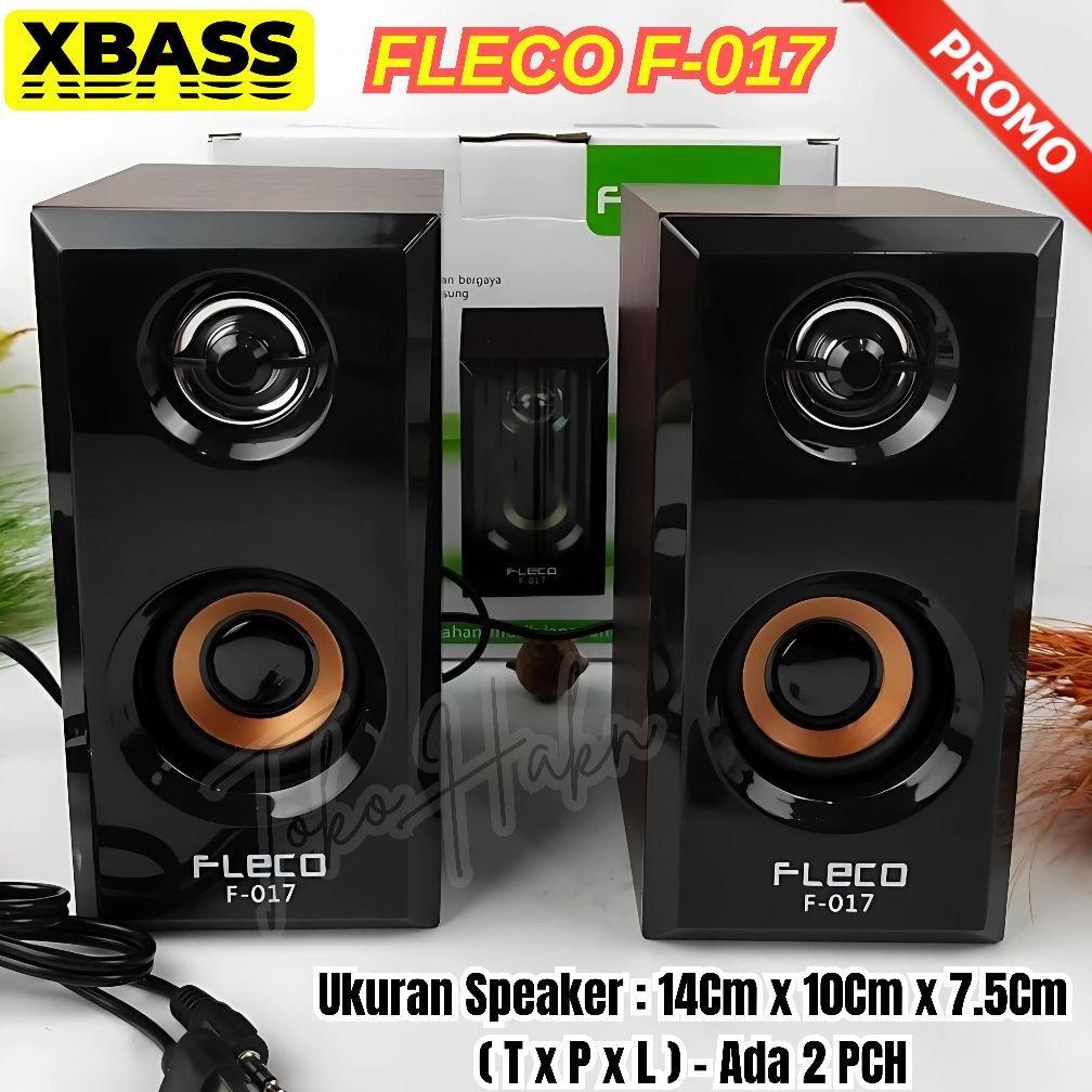 TERLARIS~Speaker Laptop - Komputer - Hp - Tv Fleco F-017 Extra Bass | Speaker Aktif Bisa Di Sambung 
