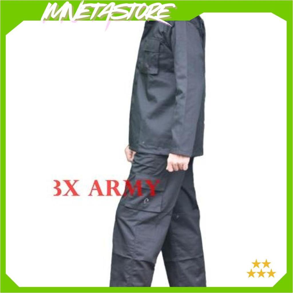 Seragam pdl security Baju PDL satpam  + atribut lengkap grosir murah COD BX Ori