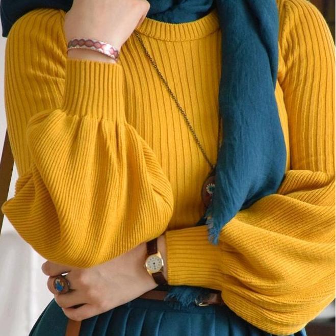 (Best) outfit rajut ala pinterest/ootd hijab