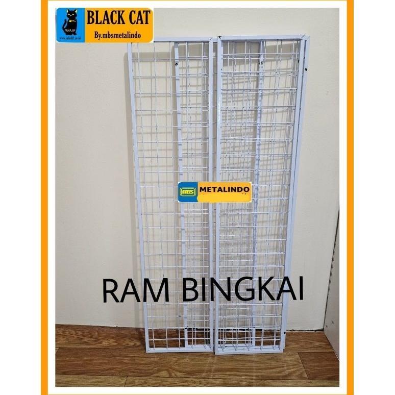 Jaring ram bingkai besi kawat ram tebal kawat display