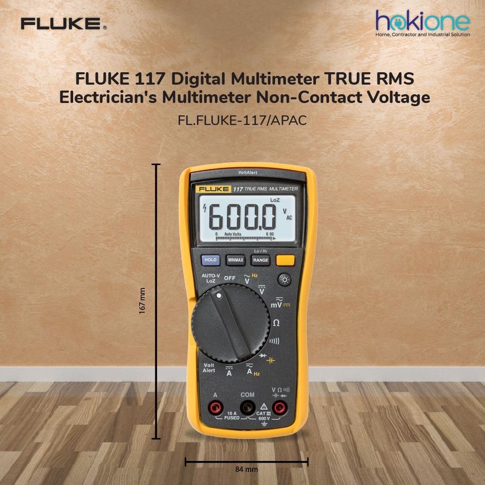 Fluke 117 Electrician'S Multimeter With Non-Contact Voltage - Fluke-117/Apac