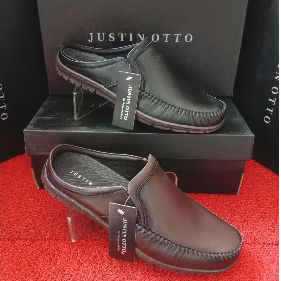 Sepatu sandal selop kulit JUSTIN OTTO CLAUDE 711 terbaru original