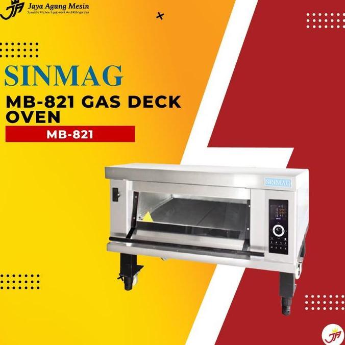 Oven Gas Sinmag 1 Deck 2 Loyang / MB-821