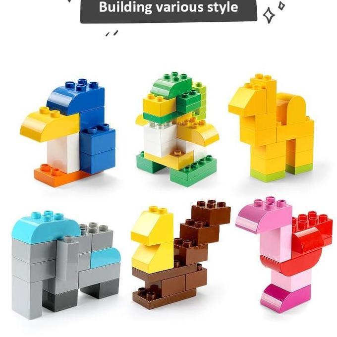 Toys- Feelo Building Blocks Compatible With Lego Duplo