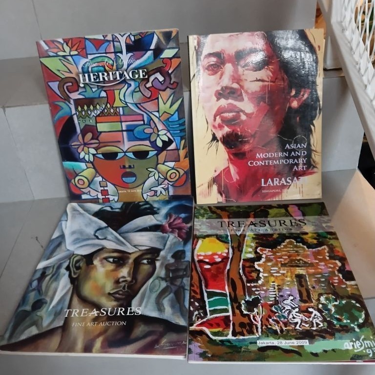 buku art painting katalog heritage larasati