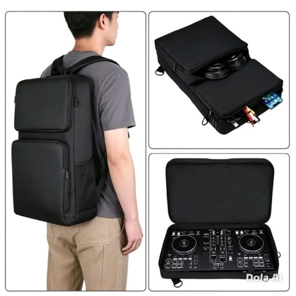Tas Dj cover mixer pioner Dj dengan model Ransel