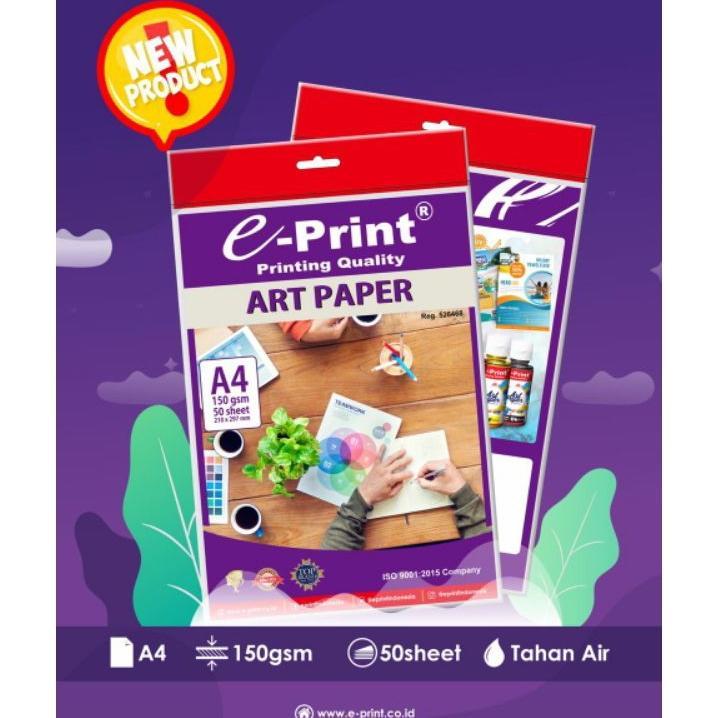 Art Paper Eprint A4 150Gsm / Kertas Art Paper