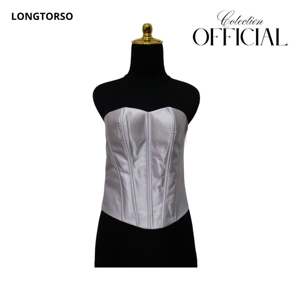 Bustier/Longtorso /Kamisol/Kemben Kebaya Kamisol Satin / Original Produk Resleting 10 Tulang