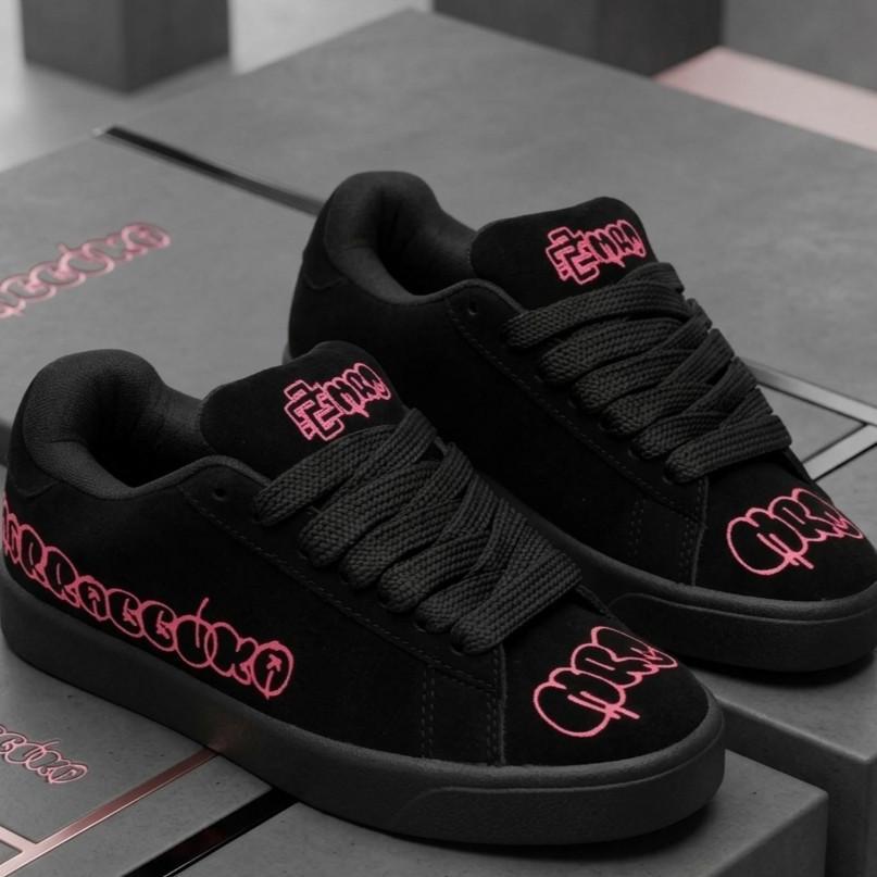 Sb Marabuka - Sepatu Grafiti Hitam Fanta Sepatu Sneakers Pria Wanita Sepatu Gemuk Skate Shoes
