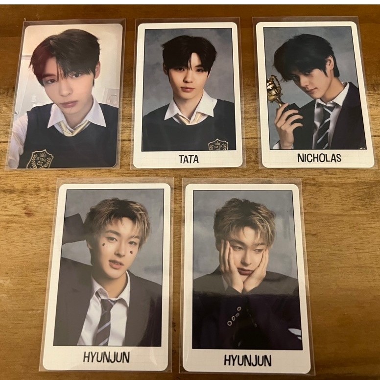 SMTR25 TRADING CARD NICHOLAS HYUNJUN TATA PHOTOCARD FANMEET